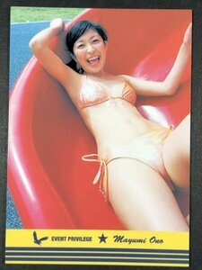 小野 真弓　BOMB 2004　Event 01　イベントカード　水着 グラビア アイドル トレカ トレーディングカード