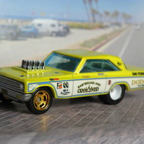 即決☆☆1965 DODGE CORONET 426 HEMI MOON ダッジ コロネット メタルシャーシ、リアルライダー ルース ホットウィール Hot Wheels の画像6