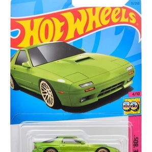 即決☆☆'89 マツダ サバンナ RX-7 FC3S MAZDA SAVANNA RX-7 HW THE '80s HNJ81 ホットウィール Hot Wheels 定形外発送可能の画像4