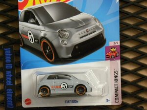 即決☆☆FIAT 500e COMPACTKING ホットウィール Hot Wheels