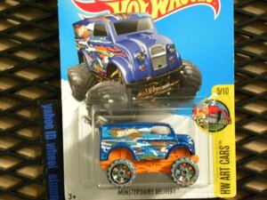 即決☆☆MONSTER DAIRY DELIVERY HW ART CARS　Hot Wheels ホットウィール