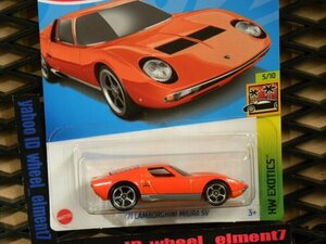 即決☆☆'71 Lamborghini MIURA SV ランボルギーニ　ミウラ　 ホットウィール Hot Wheels