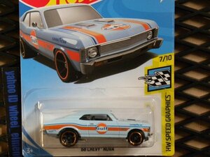 即決☆☆'68 CHEVY NOVA GULF HW SPEED GRAPHICS SB HOT WHEELS ホットウィール☆