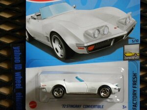 即決☆☆'72 STINGRAY CONVERTIBLE FACTORY FRESH スティングレー　ホットウィール Hot Wheels