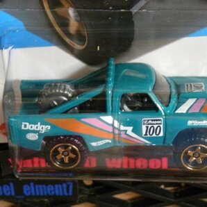 即決☆☆'87 DODGE D100 HW REVERSE RAKE ホットウィール Hot Wheelsの画像4