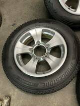 175/80R16 BRIDGESTONE BLIZZAK DM-V3 2020年製　アルミホイールセット 4本セット ジムニー_画像4