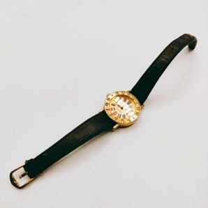 #32 KUREYON クレヨン 腕時計 アナログ 3針 金色文字盤 ゴールド基調 国旗 時計 トケイ アクセサリー ヴィンテージ アンティーク レトロの画像8