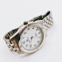 #167 Mavy Mason マビーメイソン 腕時計 アナログ 3針 白文字盤 シルバー色 レディース 時計 とけい トケイ アクセサリー ヴィンテージ_画像8