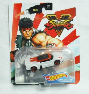 HOT WHEELS CHARACTER CARS [ RYU 隆 リュウ] ホットウィール ストリートファイター street fighter V 正規日本版 GJJ30-0910 新品 即決