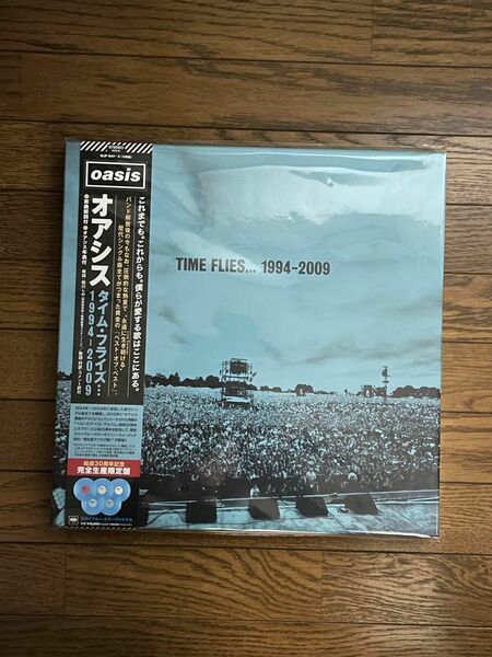 OASIS Time Flies...1994-2009 国内盤 スカイブルーヴァイナル 5枚組レコード オアシス タイムフライズ