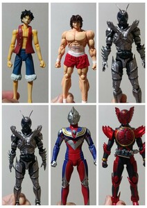 s.h.figuarts　 真骨彫製法　STORMCOLLECTIBLES 　仮面ライダー　　ウルトラマン　モンキー・D・ルフィ　範馬刃牙　ジャンク　まとめ売り