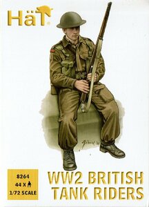 WWII イギリス タンクライダーズ 1/72 ハット