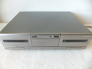 ♪ ONKYO STEREO CASSETTE DECK K-100 オンキョーオートリバースダブルカセットデッキ※中古動作良好品・音出確認用ミュージックテープ付属