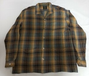 定価25300円 The Stylist Japan スタイリストジャパン OMBRE CHECK SHIRT JACKET オンブレ シャドーチェック レーヨンシャツ towncraft