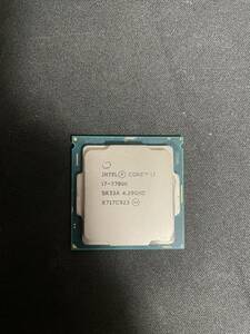 【完動品】インテル(R) Core(TM) i7-7700K プロセッサー LGA1151 ( 4コア / 8スレッド / 4.20GHz / TB時最大4.50GHz / 8MB )