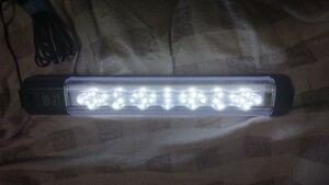 Meltec lumen LED light (12V for ) long type LF-610 brightness 2 -step switch attaching secondhand goods 