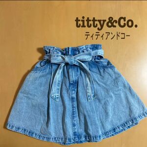 titty&Co. フレア　デニムスカート　