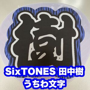 SixTONES 田中樹 うちわ文字 ゼブラ風