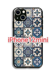 iPhone12mini geometrical pattern lovely leather (*V*)ii!! iPhone case 