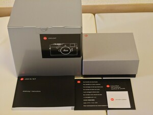 ライカ Leica M-P Typ240 シルバー 元箱一式+説明書+検査証等 ワンオーナー気分♪