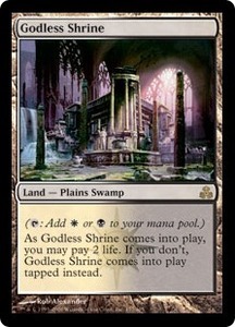 英２《神無き祭殿/Godless Shrine》［GPT］土地R