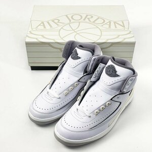 未使用品 NIKE ナイキ 26.5cm AIR JORDAN 2 RETRO エアジョーダン2 レトロ DR8884-100 スニーカー ホワイト [U11332]