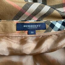 BURBERRY バーバリー スカート サイズ38 ノバチェック 三陽商会 LONDON _画像3