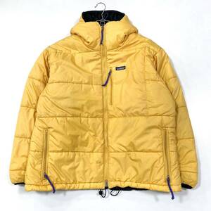 patagonia/パタゴニア ダスパーカ フーディ中綿入りジャケット メンズXL イエロー 一円スタート