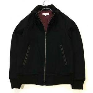 美品 DUFFER/ダファー ジップアップジャケット メンズS ブラック ジョイックスコーポレーション ダブルジップ