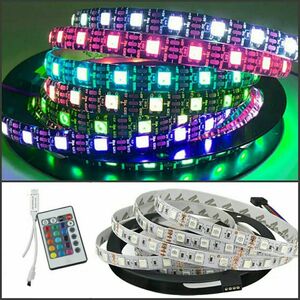 フルカラー16色 防水 SMD5050 LEDテープ 40cm 12v 1本 【24キーリモコン付き！】 RGB