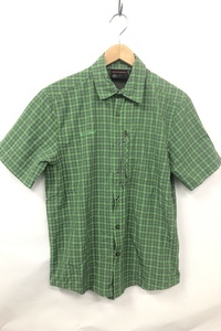 [ free shipping ] Tokyo )MAMMUT Mammut short sleeves button down check shirt 1030-01433 size L