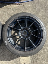 中古 ATS DTC 17インチ 7.5J +30 5Hx120 軽量ホイール & 16年製 DUNLOP DIREZZA Z2 215/45R17 4本セット BMW E36 E46等_画像7