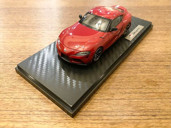 新品 オリジナルケース付き 1/43 トヨタGR純正 京商 新型 トヨタ スープラ レッド