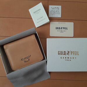 GOLD PFEIL　ゴールドファイル　二つ折り財布
