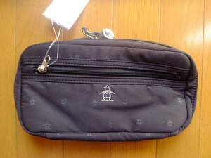  Munsingwear pouch black size 24×11.5×4.5 centimeter new goods postage included 