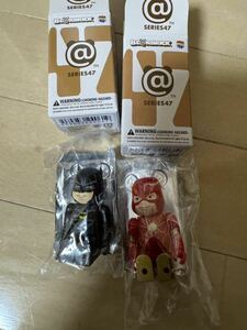 ベアブリック BE@RBRICK series 47 HERO フラッシュ バットマン 表 裏 カード未開封　medicom toy 4