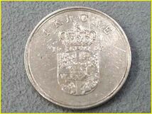 【デンマーク 1クローネ 硬貨/1963年】 1 KRONE 旧硬貨/フレゼリク9世/コイン/クローナ/DANMARK_画像2