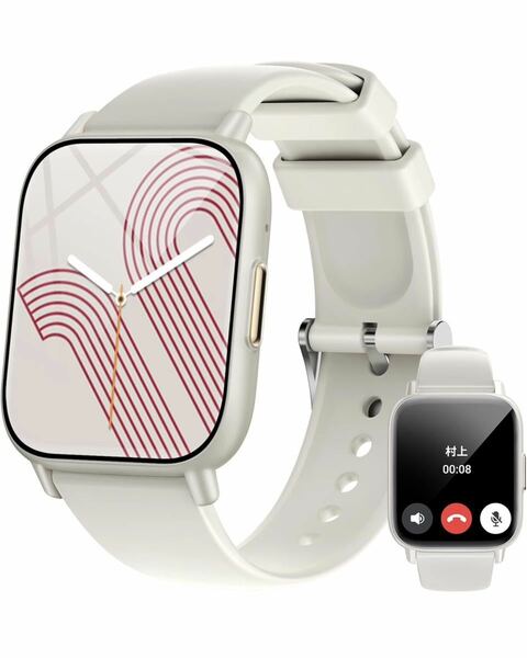 大人気　スマートウォッチ レディース iphone アンドロイド対応 通話機能付き smart watch 1.83インチ大画面 IP67防水 耐衝撃 メンズ腕時計