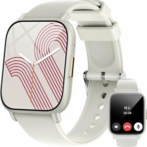 大人気　スマートウォッチ レディース iphone アンドロイド対応 通話機能付き smart watch 1.83インチ大画面 IP67防水 耐衝撃 メンズ腕時計