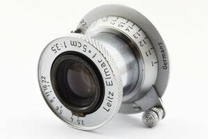 ★美品 作例有★ Leica Elmar 5cm F3.5 ライカ 赤 エルマー Lマウント L39 マウント 完動品 #2252