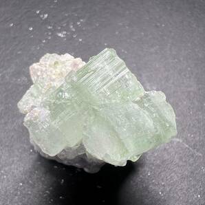 【鉱石】 天然 ウォーターメロン トルマリン 原石 クラスター アフガニスタン産 42.20Ct 母岩付 鉱物標本 天然石 バイカラーの画像7