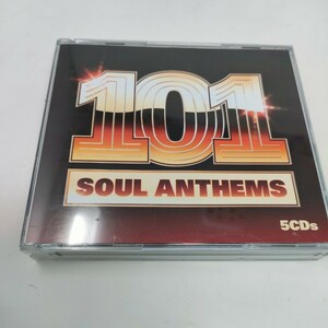 101　SOUL ANTHEMS 5CD　ソウルミュージック　ベスト　ソウルアンセム　即決　送料込み　マーヴィンゲイ　アレサ・フランクリン　