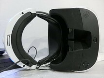 T【D3-18】【100サイズ】プレイステーション PSVR 本体 ヘッドセット カメラ同梱版/通電可/ジャンク扱い/※傷・汚れ有_画像6