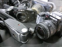 T【G3-40】【140サイズ】未検品/フィルムカメラ・レンズ まとめてセット/キヤノン ニコン ペンタックス ミノルタ 他_画像3