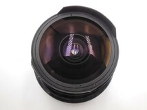 T【ク4-69】【60サイズ】▲NIKON ニコン/AUTO Nikkor 16mm F3.5 FISH EYE Ai改 #1018 一眼カメラ用レンズ/※傷有り_画像2