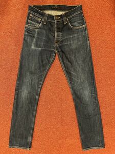 nudie jeans ストレッチデニムジーンズ ヌーディジーンズデニムパンツ W30 L32 ストレッチジーパン デニム