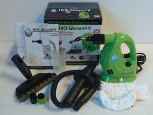 美品 H2O Steam FX スチームFX ハンディスチームクリーナー KB-009A-GR