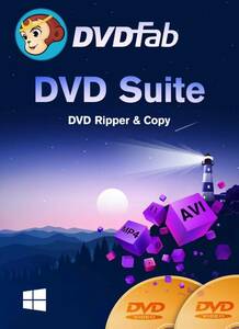 DVDFab 無期限版 2種類 Suiteパック 　最新版 DVDリッパー & DVDコピー　★Windows用★