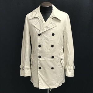 丸井/ビサルノ/VISARUNO★ライナー付き/トレンチコート【メンズM/アイボリー】ビジネス/フォーマル/スーツ/Coat/Jacket/Jumper◆pBH471