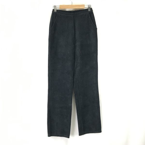 新古品★エルエルビーン/L.L.Bean★高伸縮/Lycra/ライクラ生地/パンツ【レディースL-XL相当/股下84cm/黒/black】Pants/Trousers◆BH483